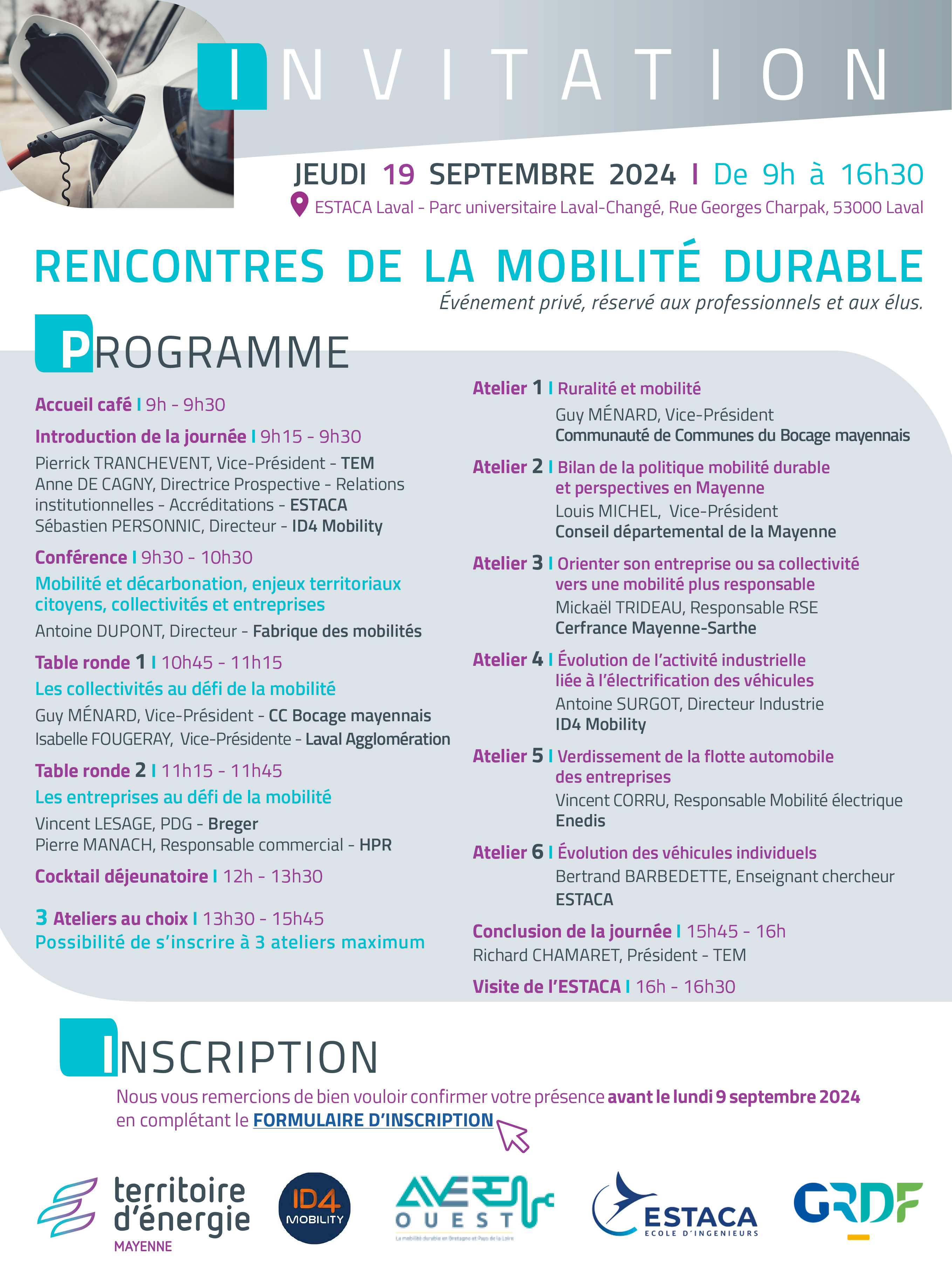 invitation web RENCONTRES DE LA MOBILITÉ DURABLE 2024 V1